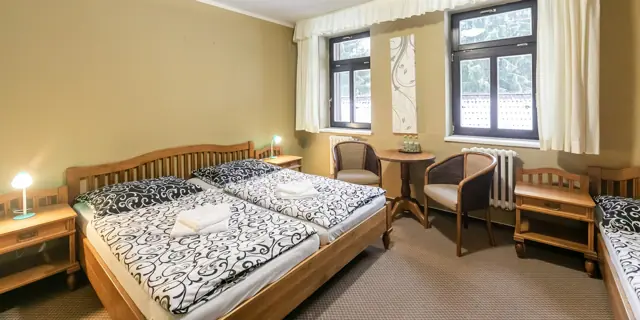 Jizerky: snídaně či polopenze a wellness až pro 4 os.