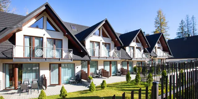 Apartmány s vířivkou v klidné části Zakopaného