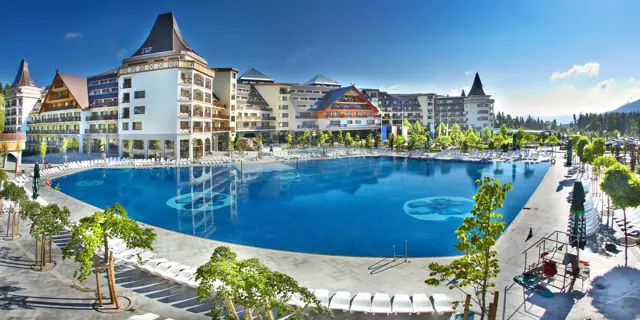 Hotel v Karpaczi s obřím aquaparkem a jídlem