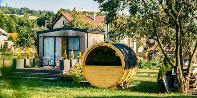 Tinyhouse na Liptově: soukromá sauna, v létě bazén